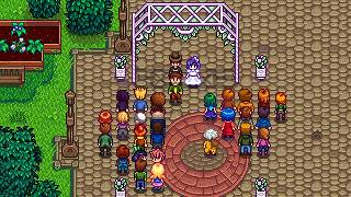 Наконец свадьба с Абигейл в Stardew valley Наконец свадьба с Абигейл в Stardew valley