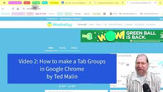 Ted Malin Tab Groups in Google Chrome Video 2 screenshot 4