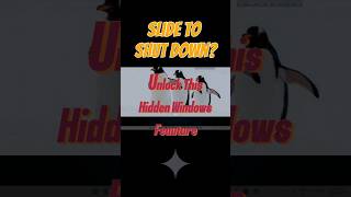 Unlock The Hidden Windows Features | Secret PC Shut Down Tricks | SlideToShutDown #shorts