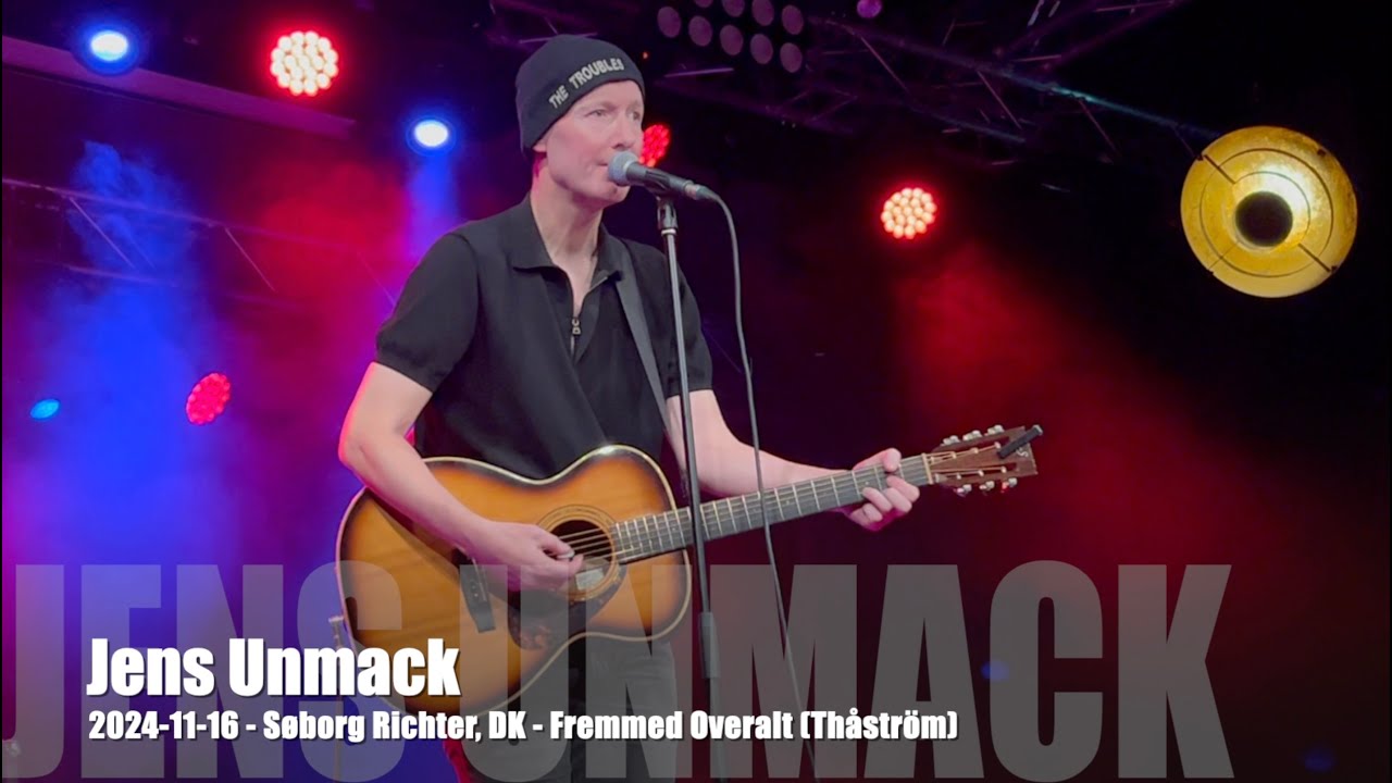 Jens Unmack - Fremmed Overalt (Thåström) - 2024-11-16 - Søborg Richter, DK