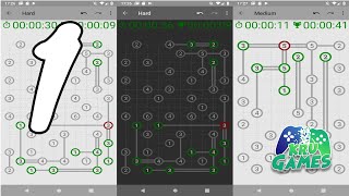 Hashi (Bridges) Gameplay Walkthrough #1 (Android, IOS)