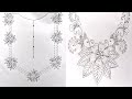 5 Easy Hand Embroidery Pattern,Simple Neck Embroidery Design Patterns,Pencil Art,গলার ডিজাইন,पैटर्न