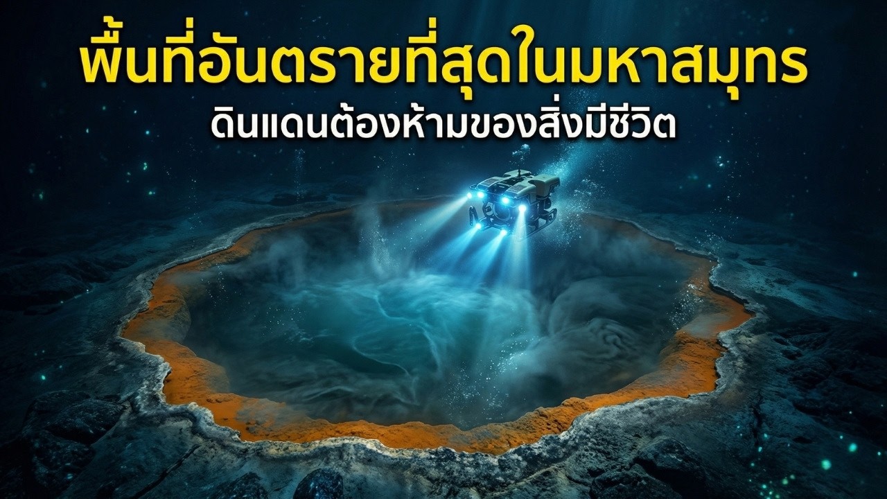 เปิดโลกใต้สมุทร แอ่งน้ำพิษที่อาจเป็นกุญแจไขกำเนิดชีวิตแรกของโลก
