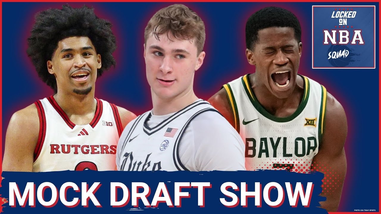 2025 Full NBA Mock Draft Show With Trades Reaction! | NBA Squad Show