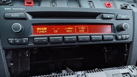 BMW professional radio Bluetooth install