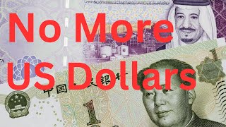 Fait Accompli: Saudi Arabia adopts Yuan instead of US dollar in its trade w/China!!