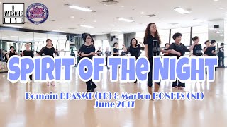 Spirit Of The Night Line Dance Demo(Intermediate) with 백석체육센터라인댄스팀