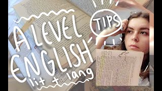 A LEVEL TOP TIPS for English (Language and Literature Combined)