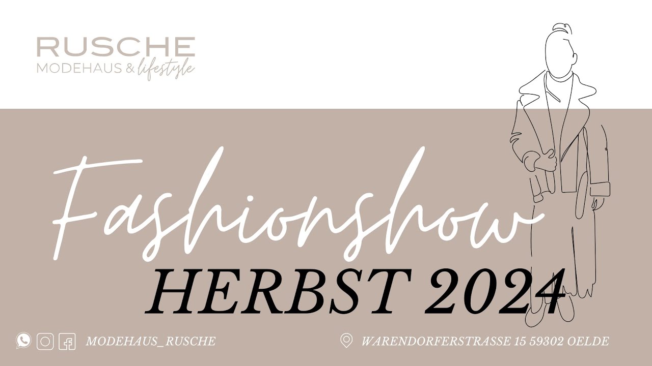 Fashionshow Modehaus Rusche Oelde Herbst 2024