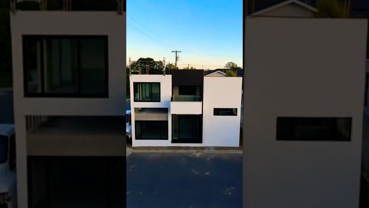 Modern House construction ASMR Timelapse  🏠