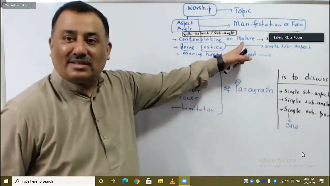 CSS English Essay Sir Noor Ahmed Samo Lecture No. 4 Part (1) Paragraph Writing.