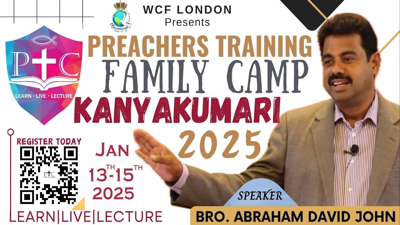 Register Now! Preachers Training , Kanyakumari