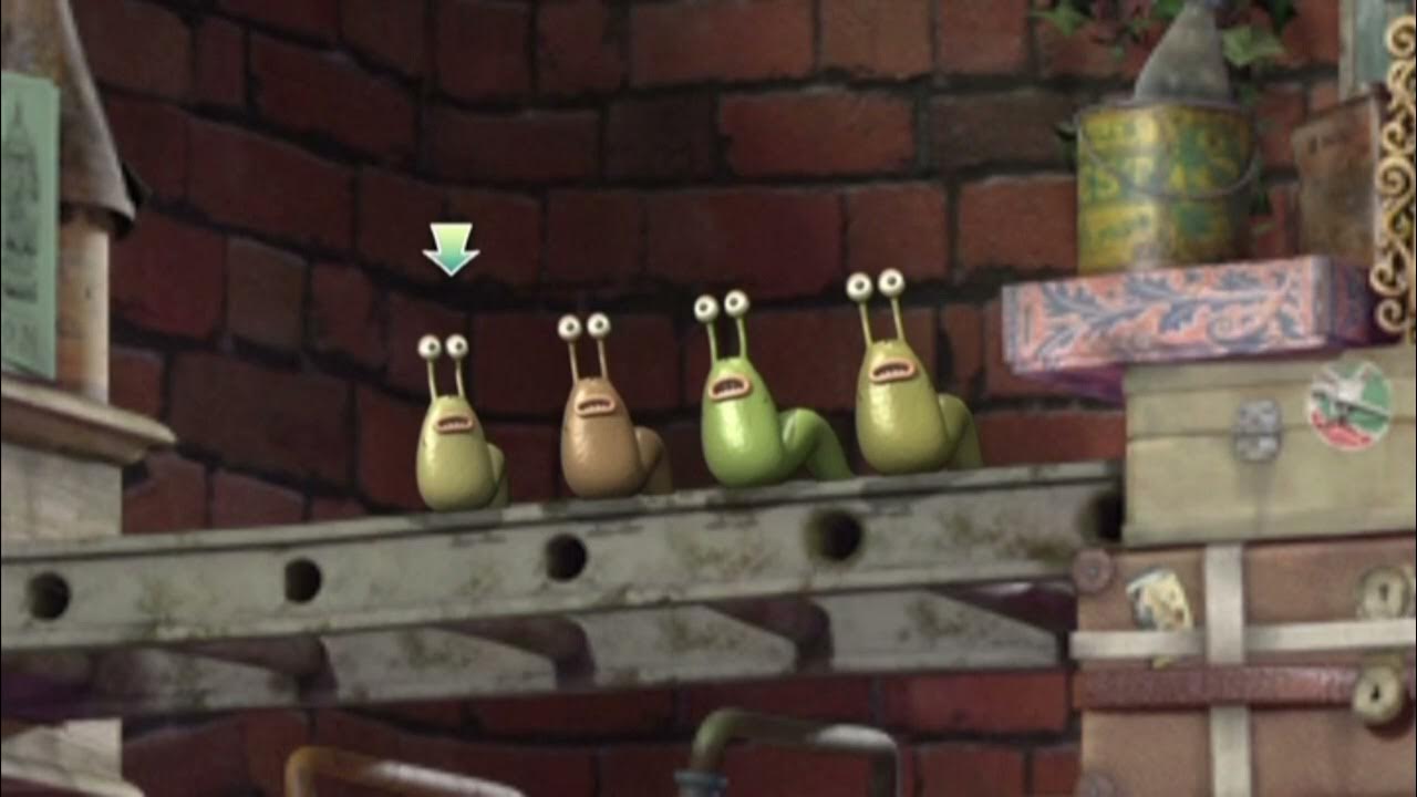 Flushed Away 1,000 Singing Slugs Disc DWK Game Slug Singers YouTube