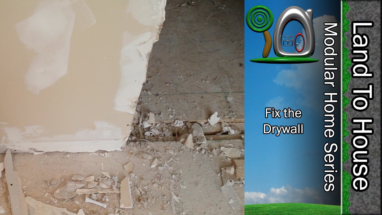 Fix the Drywall Modular Home 40 YouTube