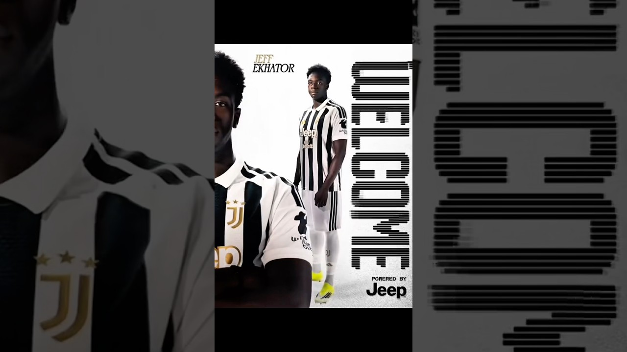 Welcome to the team, Jeff Ekhator 🤍🖤 #Juventus #Ekhator