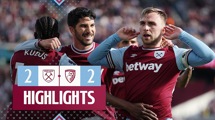 West Ham vs Bournemouth | Premier League Highlights