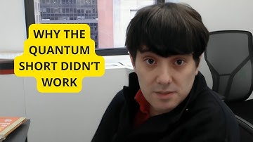 Martin Shkreli Explains Why His Quantum Computing Short Didn’t Work