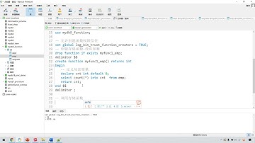 Python 学习MySql 从入门到精通 125 MySQL的存储函数 操作