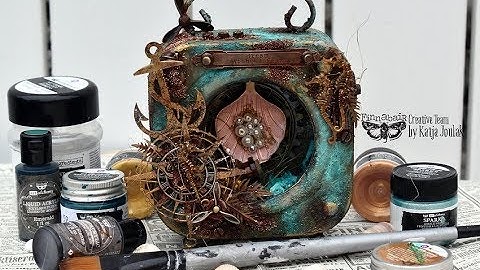 Altered Vintage Metal Frame Alarm Clock- for Finnabair