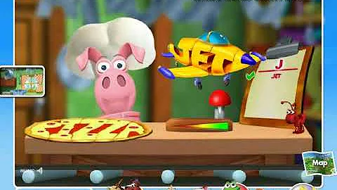 Wordworld Characters Games - Where Words Pig's Perfect Pizza