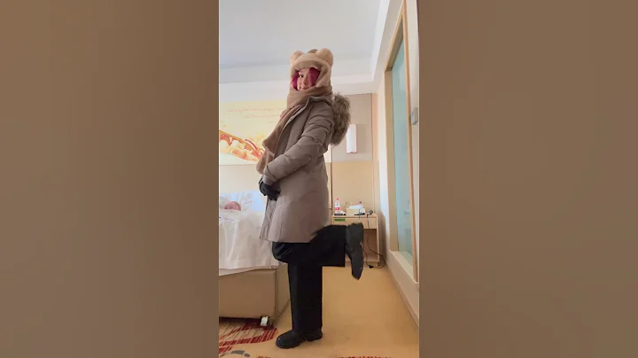 Getting dressed for one of the coldest cities in China #harbin #winter #chinatravel