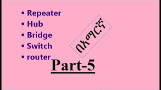 networking devices in amharic  Part-5