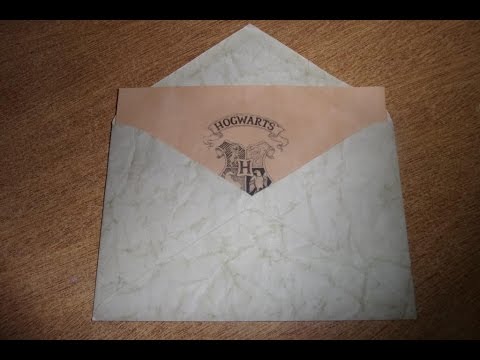 Como hacer tu carta de Hogwarts + Plantilla de carta - YouTube
