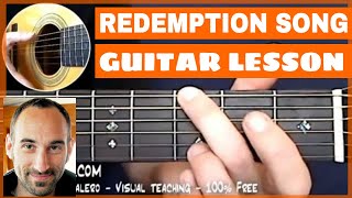 Redemption Song Guitar Lesson - part 1 of 6
