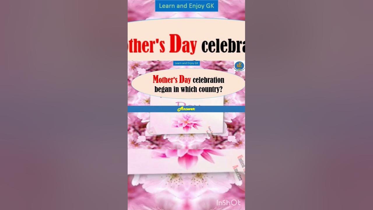 imp days in maymothers dayyoutube shortlearn and Enjoy GK YouTube