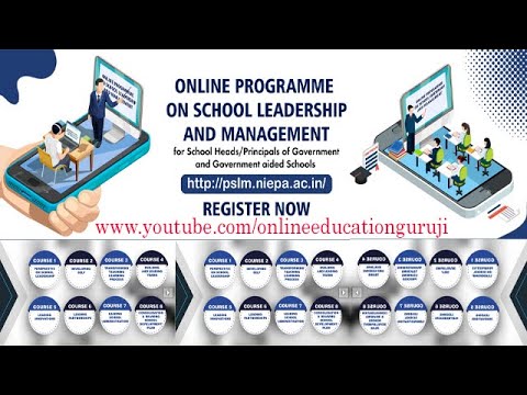 School Leadership and Management (pslm) Login How to Complete Your Course in NIEPA