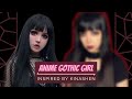 Anime Gothic Girl Makeup Look | Inspired  by Kina Shen