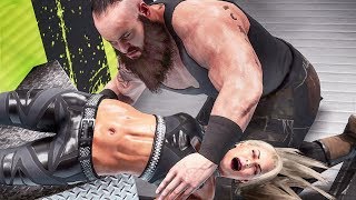 WWE 2k19: Braun Strowman vs. Maryse intergender wrestling ryona