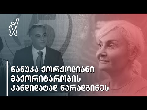 ნანუკა ჟორჟოლიანი მაჟორიტარობის კანდიდატად წარადგინეს