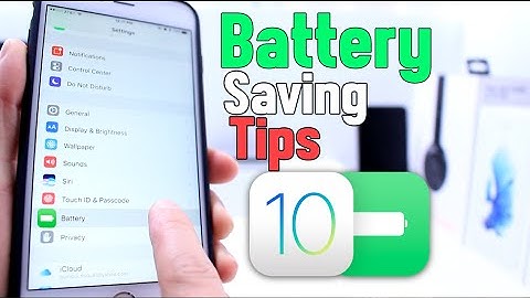 Battery Saving Tips iPhone, iPad