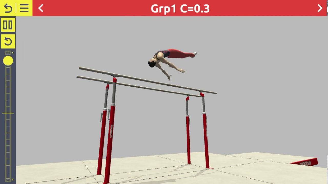 Gymnastics Parallel Bars 360 view YouTube