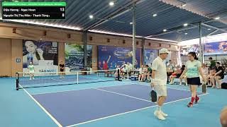 Giải thi đấu Pickleball "VTC News – Hành trình 18 năm phụng sự - đôi nam nữ - Bán kết - Trận 12 screenshot 3