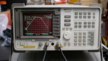 HP 8591E self-calibration