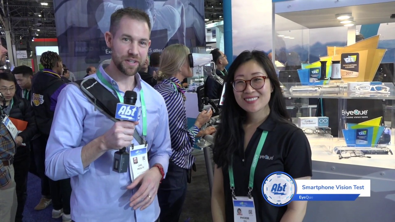 CES 2020 - EyeQue Smartphone Vision Test