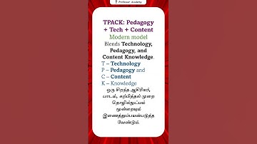 PG TRB New Syllabus:  One Day, One Concept! Day 5 - TPACK