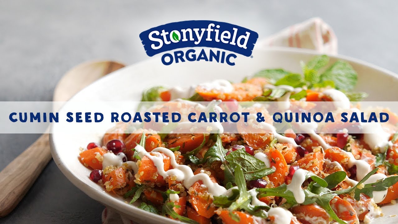 Cumin Seed Roasted Carrot and Quinoa Salad (Around The World Lunch