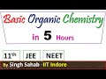 Full Basic Organic Chemistry in 5 Hours Class 11 | One shot Crash Course | IIT JEE Mains & NEET