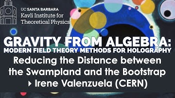 Reducing the Distance between the Swampland and the Bootstrap  ▸  Irene Valenzuela (CERN)