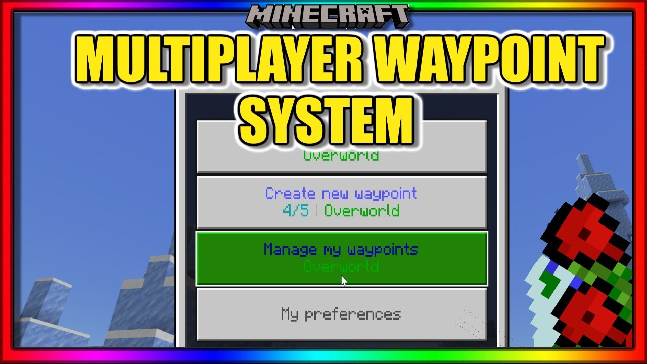 multiplayer waypoint system]addon 1.19 oficial #reviewaddon 