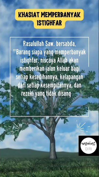 quotes islami | story wa 30 detik terbaru 2022 ~ khasiat memperbanyak istighfar  #shorts #storywa
