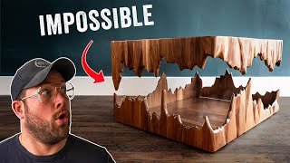 IMPOSSIBLE Floating 'Cave' Table Build