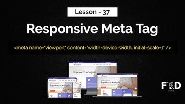Responsive Meta Tag, Viewport |  Learn html and css in Hindi | Lesson-37