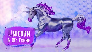 Painting a Silver Unicorn & DIY Display Frame! | Breyer Model Horses x @MyFroggyStuff screenshot 1
