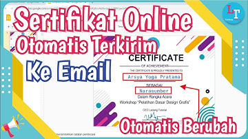 Cara Membuat Sertifikat Online Otomatis Terkirim ke Email dengan Google Form