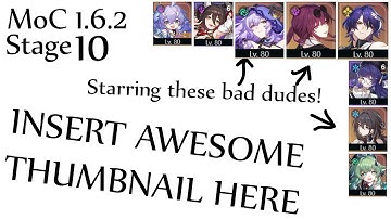 MoC 1.6.2 Stage 10: Kafka E0S1/Black Swan E0S0 DoT + Dr. Ratio E0S0 Hypercarry [Star Rail, 2nd acct]