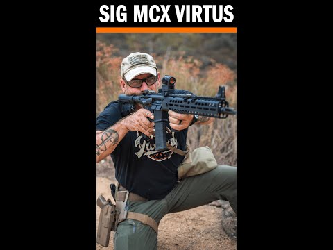 First Shots with the SIG SAUER MCX Virtus #shorts